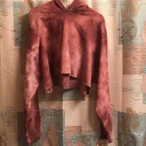 A sweater crop top